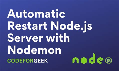 no appropriate node service restart